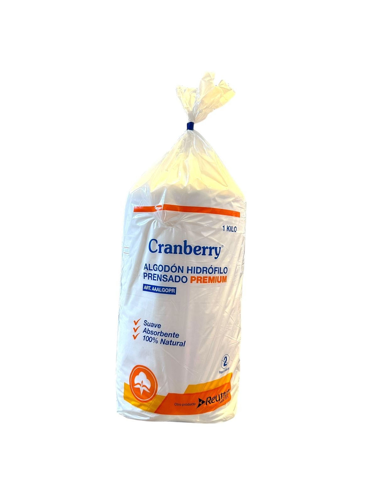 Algodón Hidrófilo Prensado Cranberry 1kg