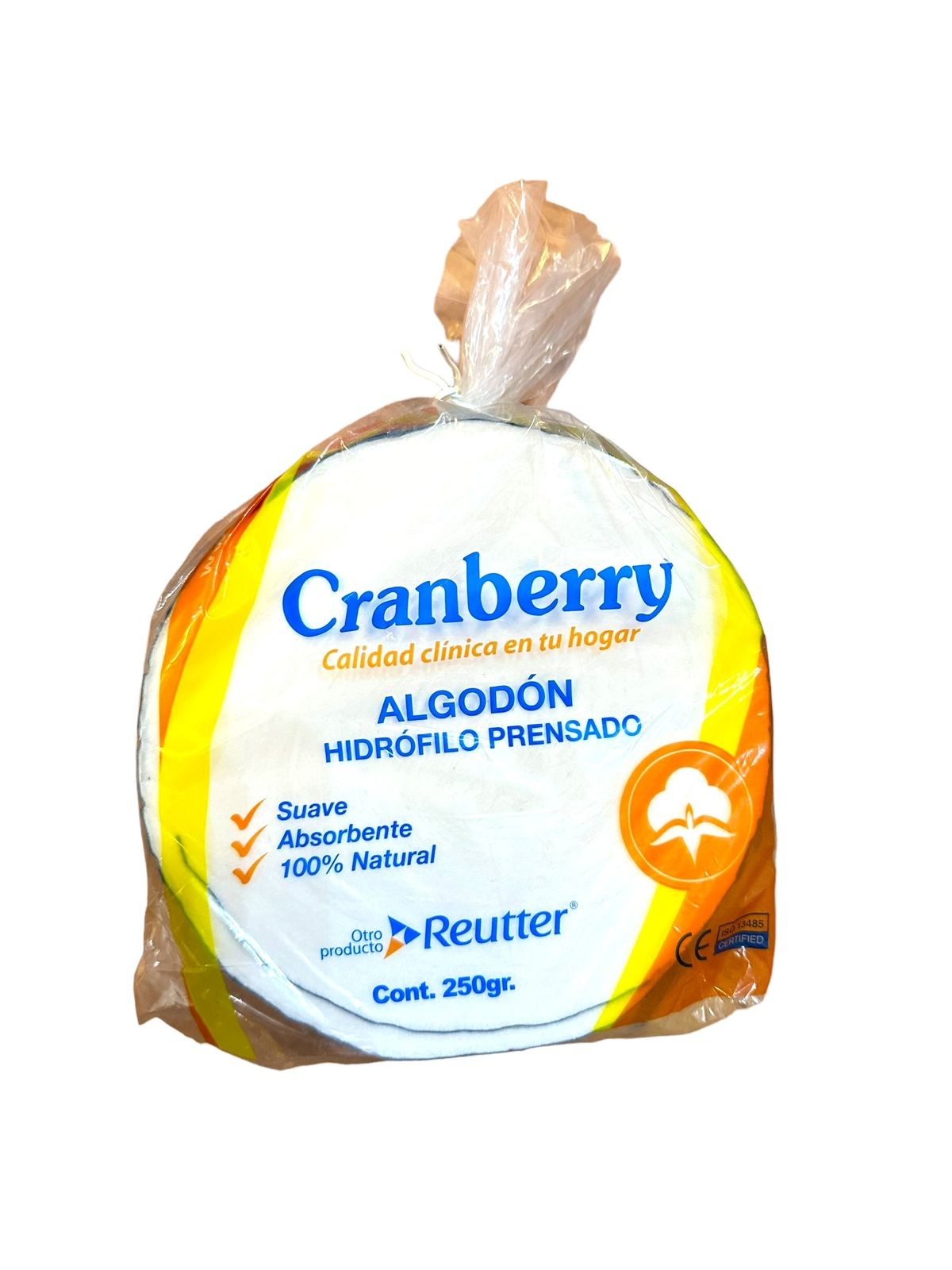 Algodón Hidrófilo Prensado Cranberry 250g