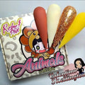 Colección Polimeros Animals Rebel Pink 4ud Wapizima