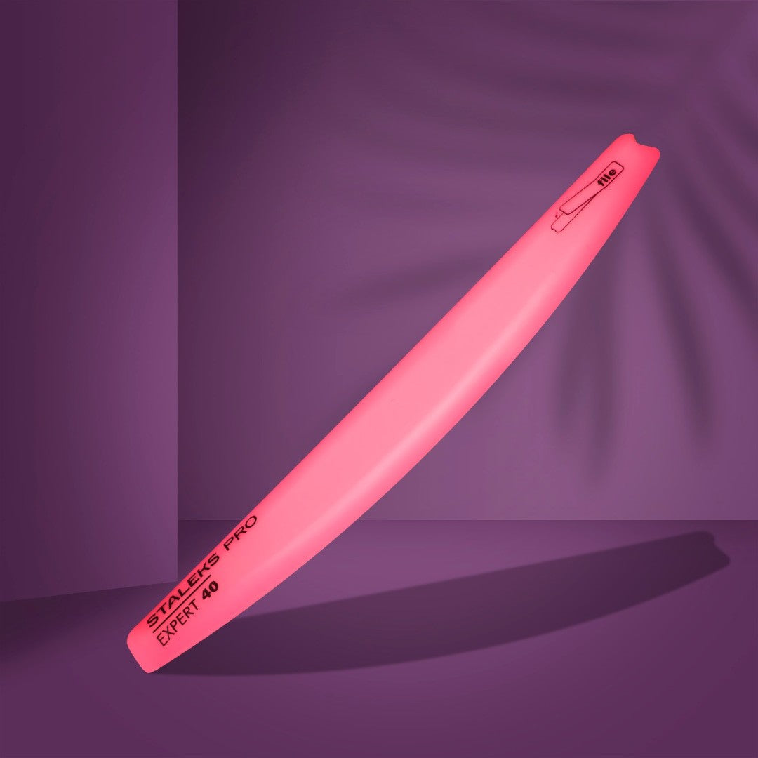 Base Para Lima Expert 40 Biselada Rosada Staleks