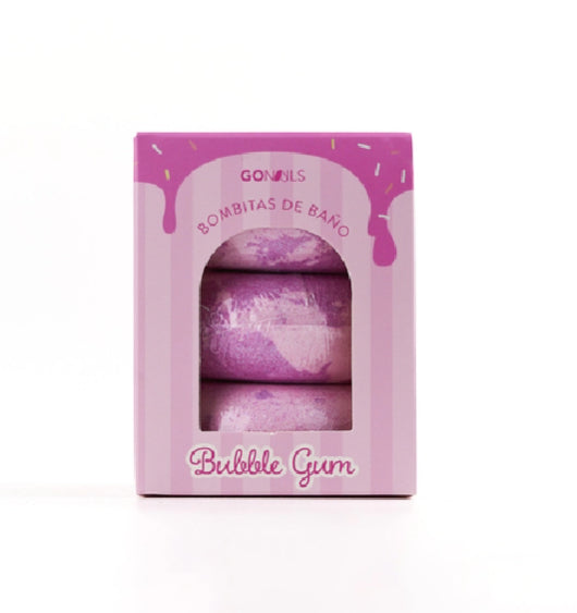 Bombitas de Baño Bubble Gum 3ud Go Nails