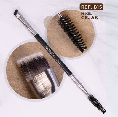 Brocha para cejas doble B15 Pfiffery
