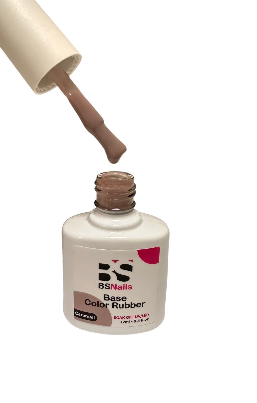 BSNAILS BASE COLOR RUBBER CARAMELL12ML