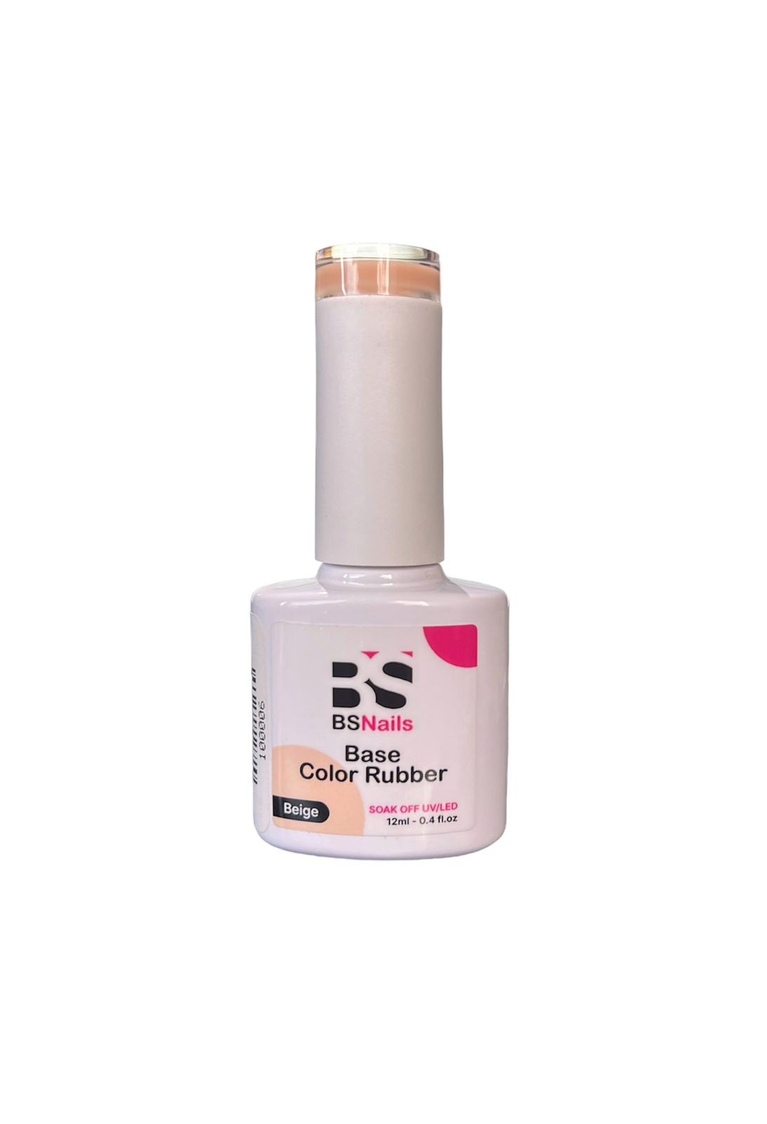 BSNAILS BASE COLOR RUBBER BEIGE 12ML