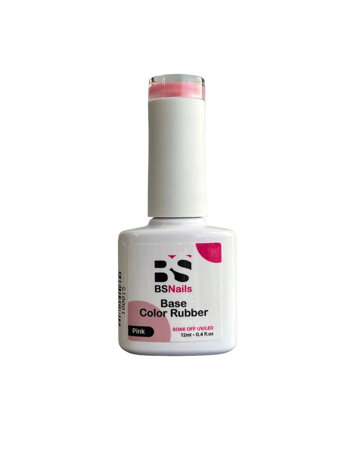 BSNAILS BASE COLOR RUBBER PINK 12 ML