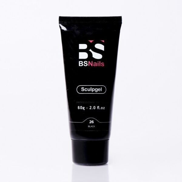 BSNAILS SCULPGEL NEGRO -BLACK 60 GR