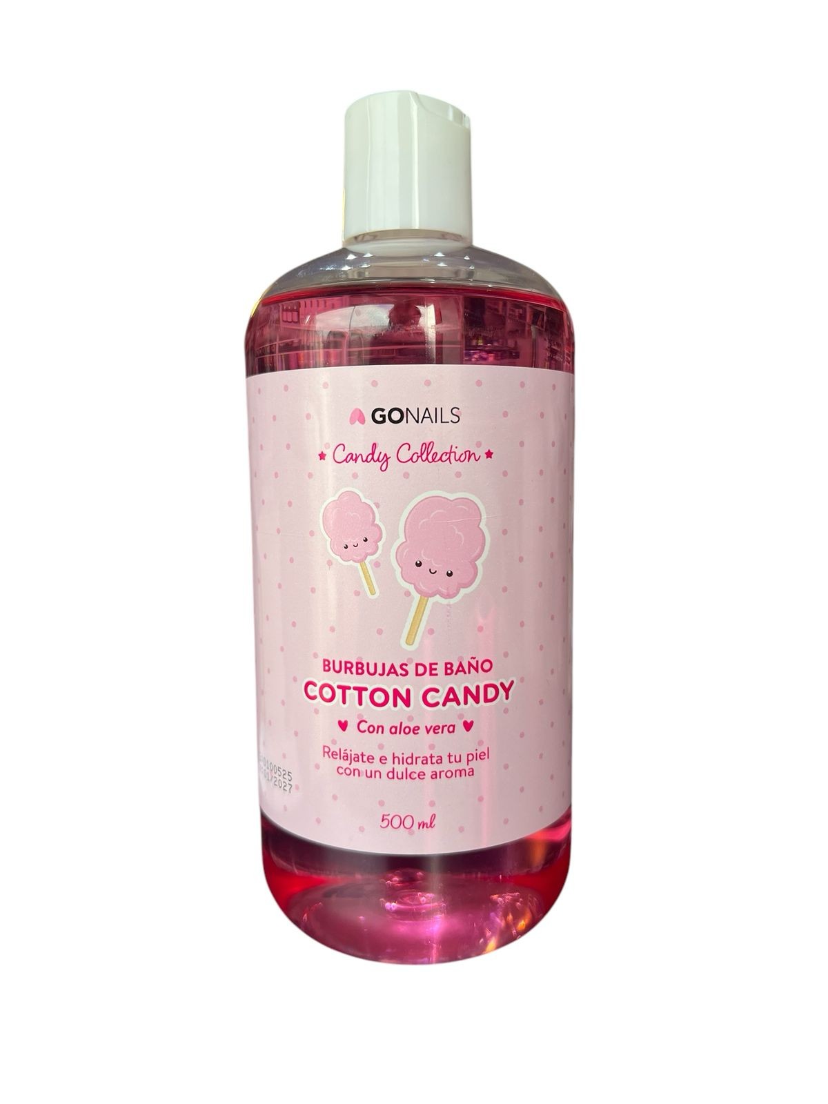 Burbujas De Baño Cotton Candy 500ml Go Nails