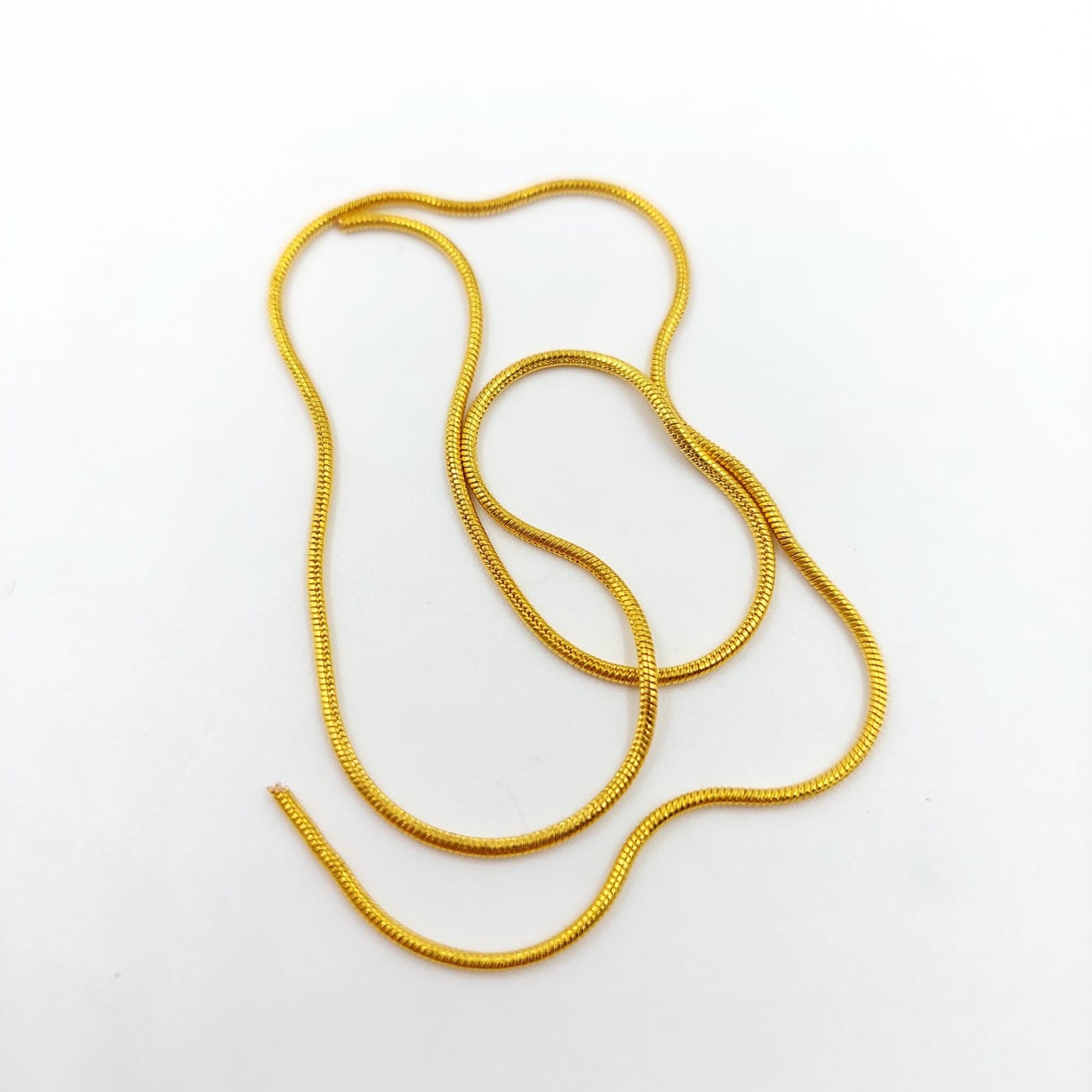 Cadena individual dorado