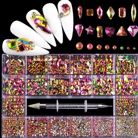 Caja cristales amatista