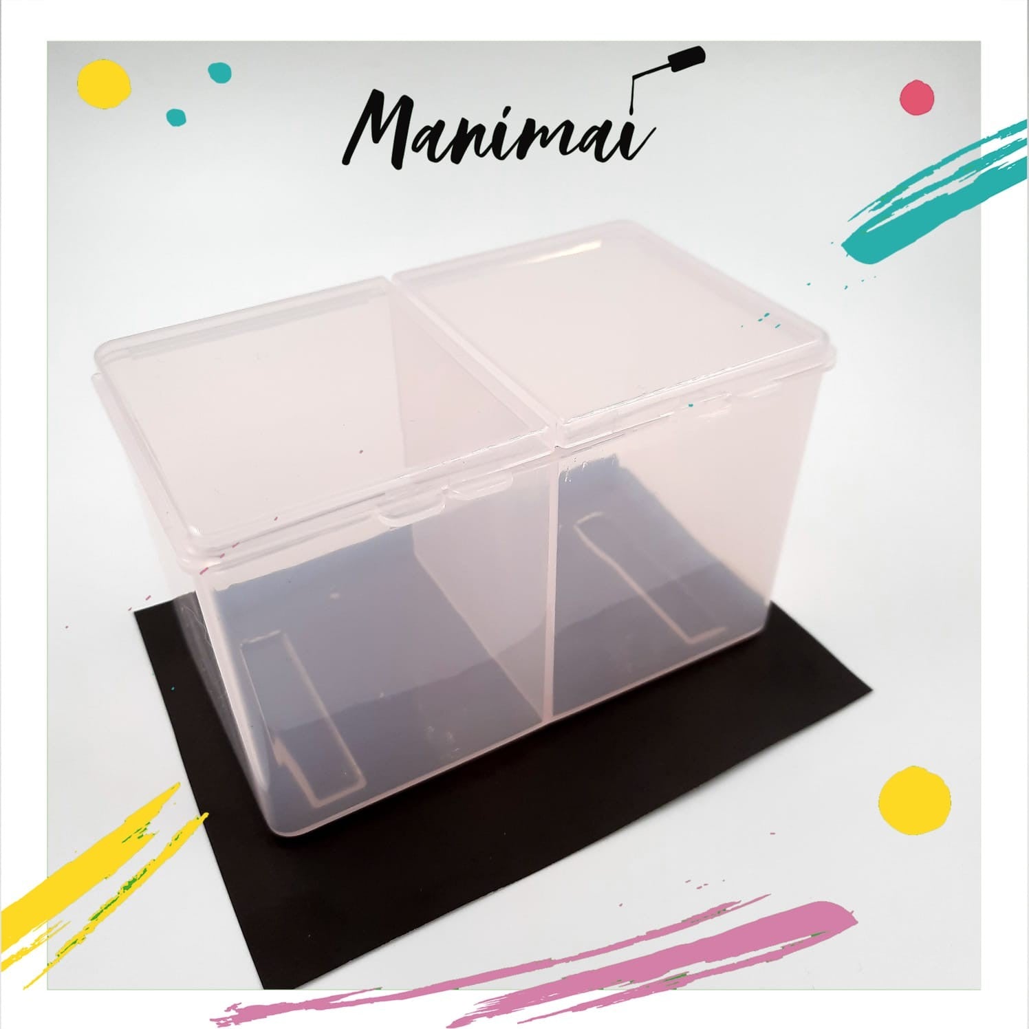 Caja doble para pañitos sin pelusa