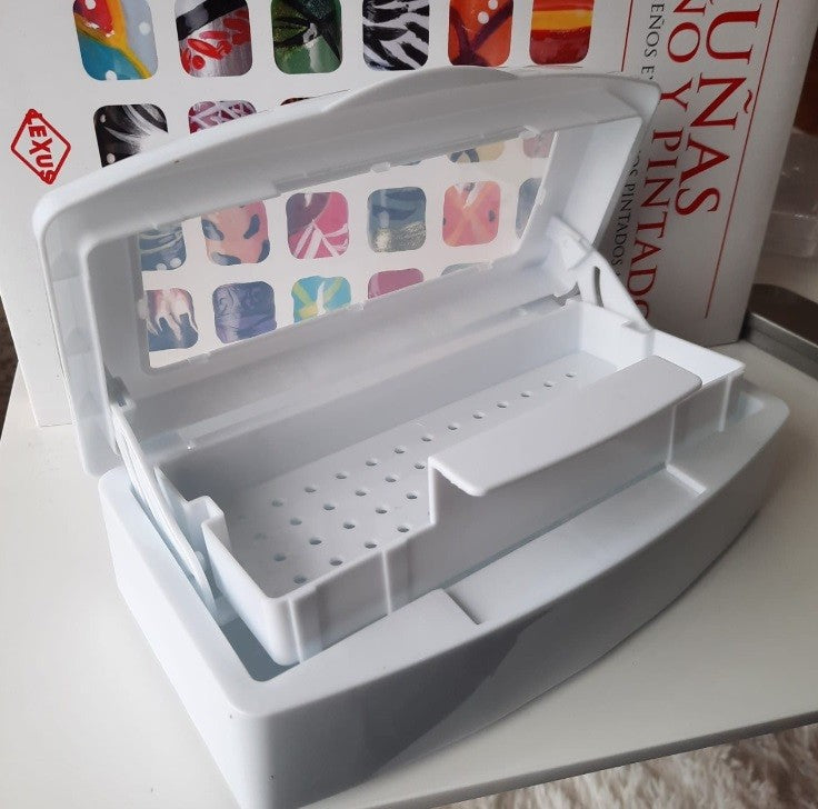 Caja esterilizadora doble fondo