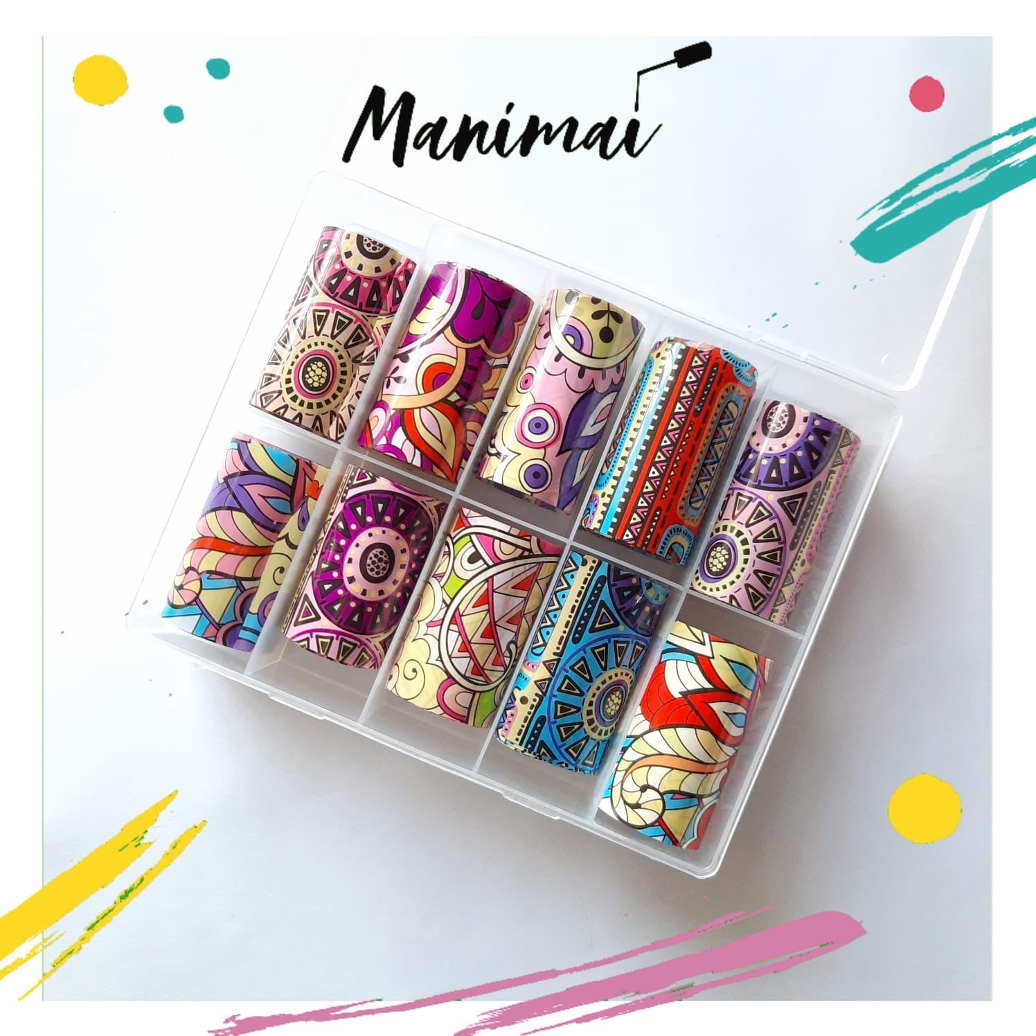 Caja foil mandalas