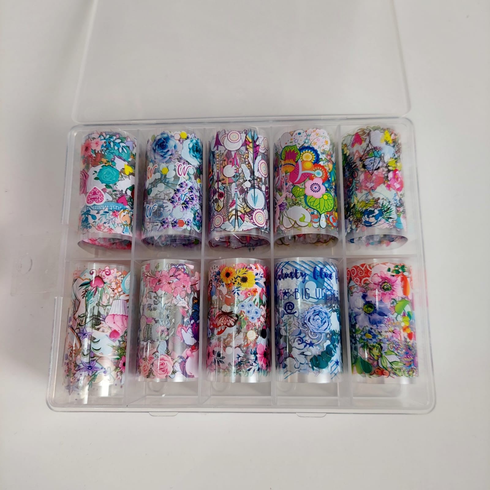 Caja foil flores 1