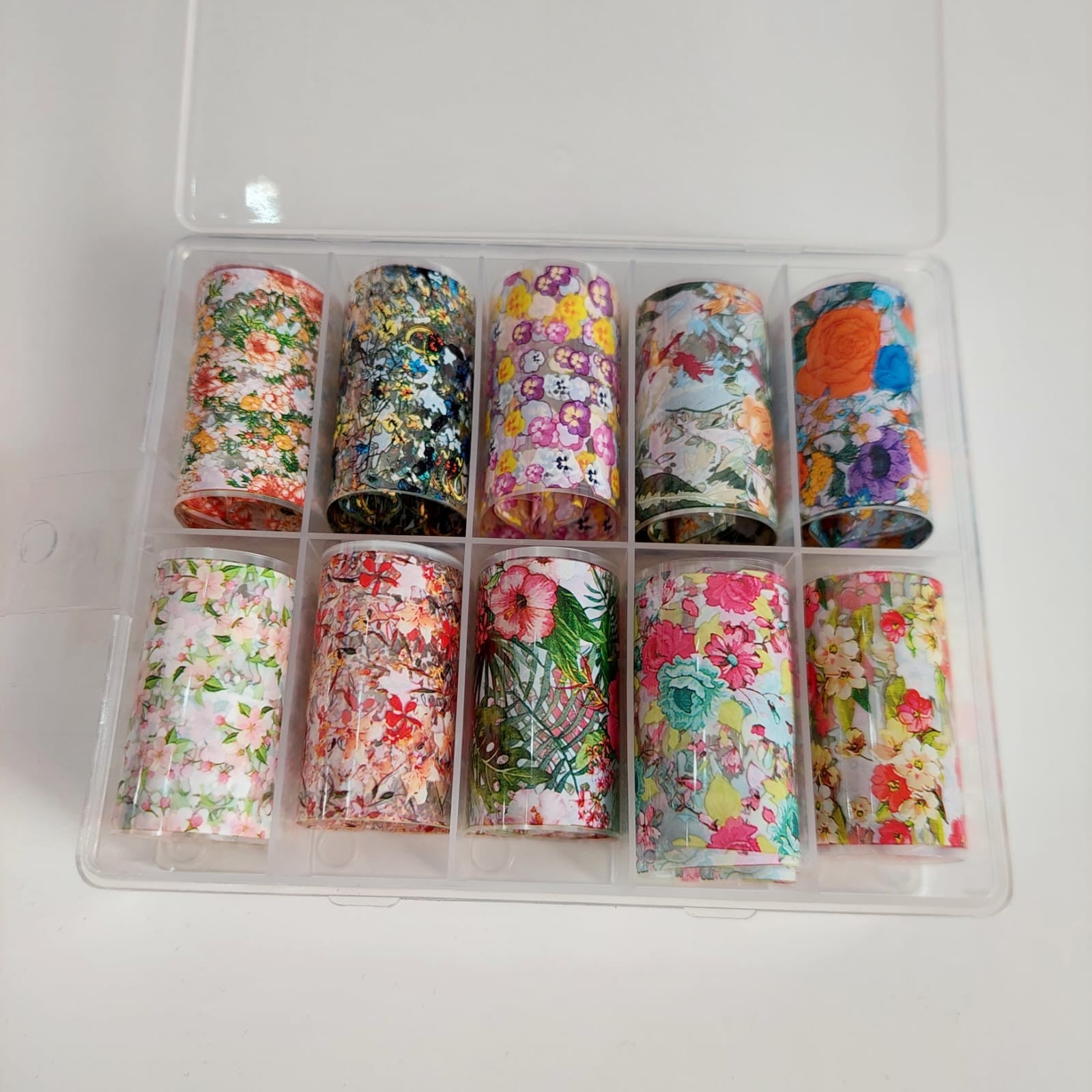Caja foil flores 2