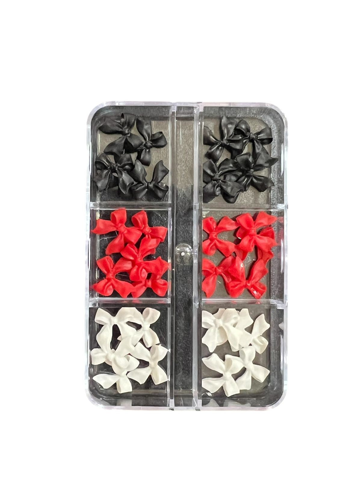 Caja Lazos Negro, Rojo y Blanco 3D