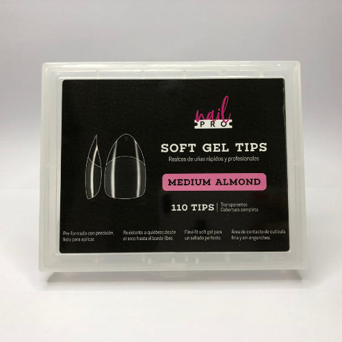 Soft Gel Tips Medium Almond 110 UD Nail Pro