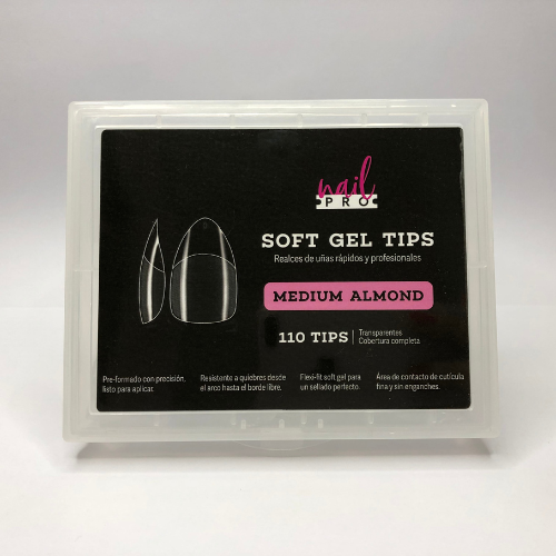 Soft Gel Tips Medium Almond 110 UD Nail Pro