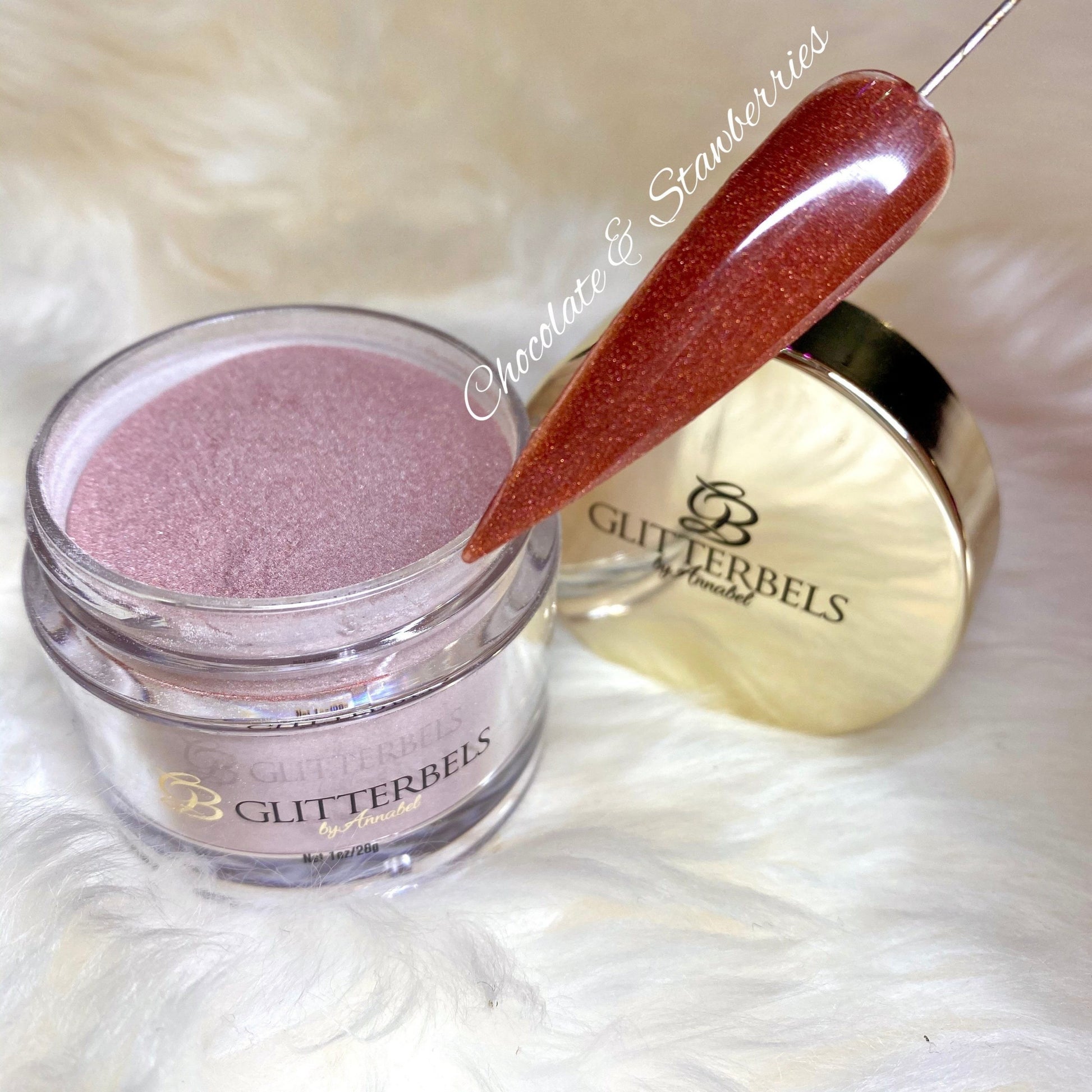 Chocolate & Strawberries 28grs Glitterbels
