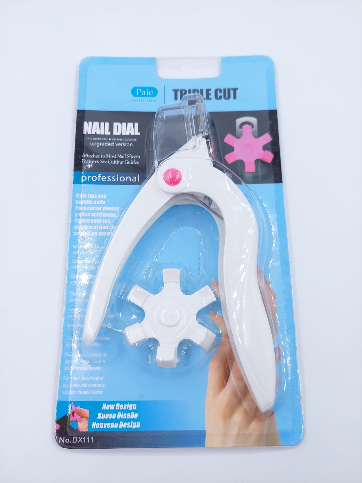 Corta tips con medidas blanco