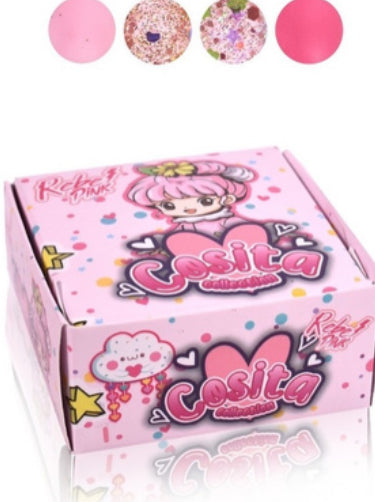Colección Polimeros Cosita Rebel Pink 4ud Wapizima
