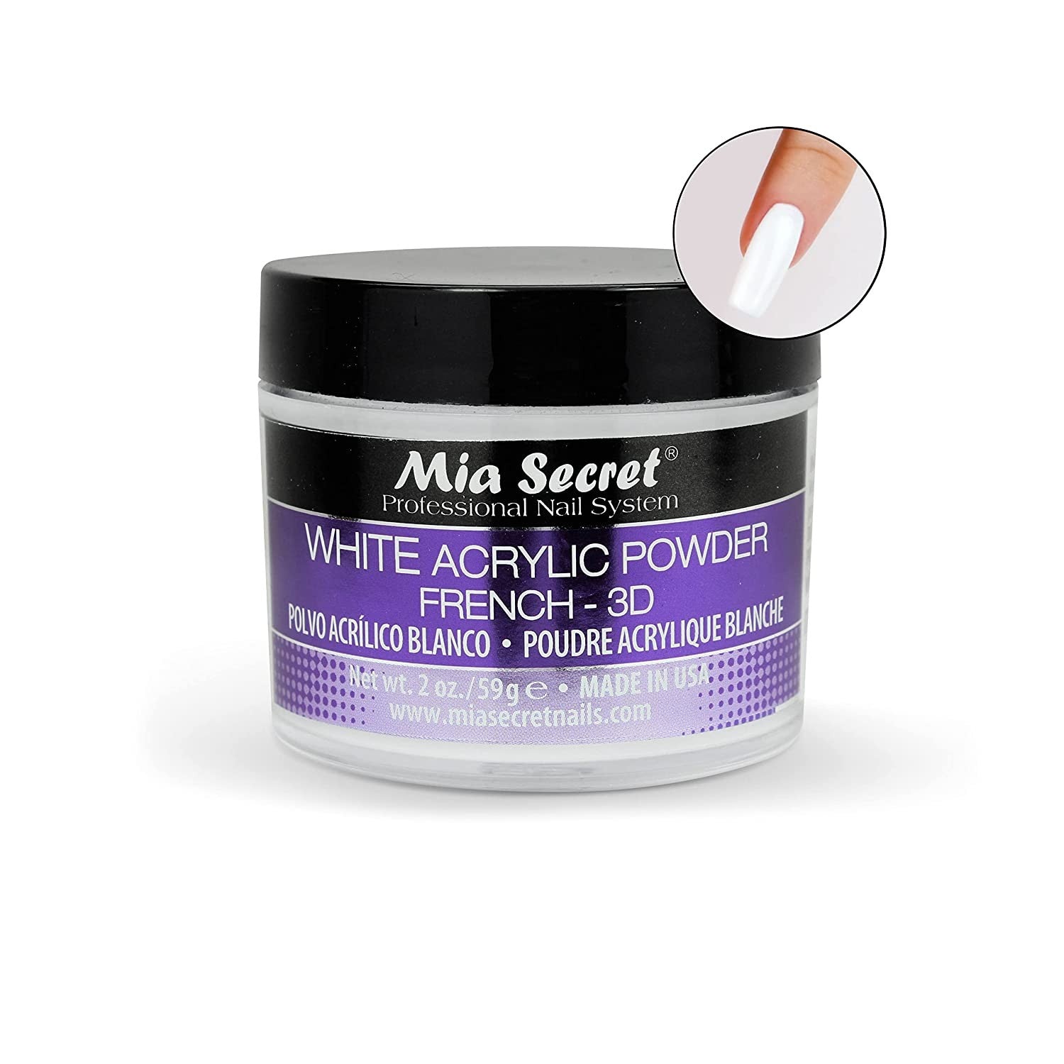Cover white 59gr Mia Secret