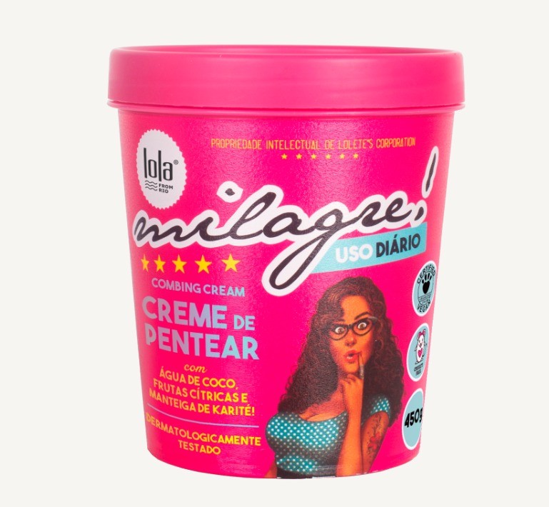 Crema De Peinar Milagro 450g Lola Cosmetics