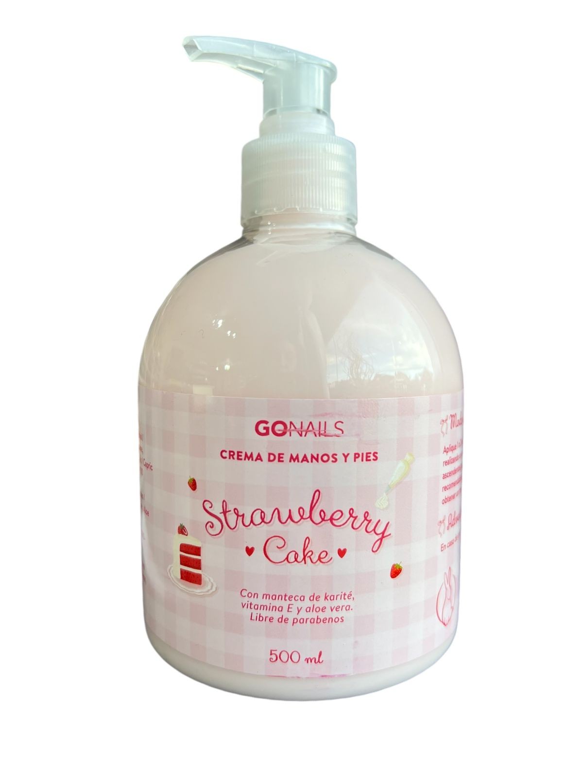 Crema Strawberry Cake 500ml Go Nails