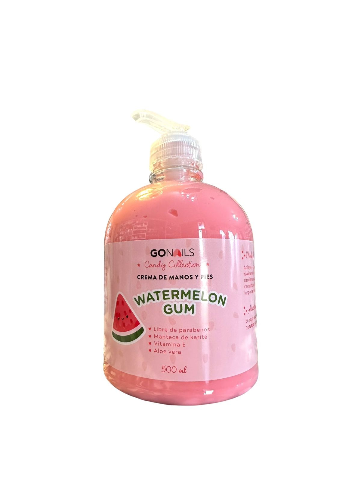 Crema Watermelon Gum 500ml Go Nails