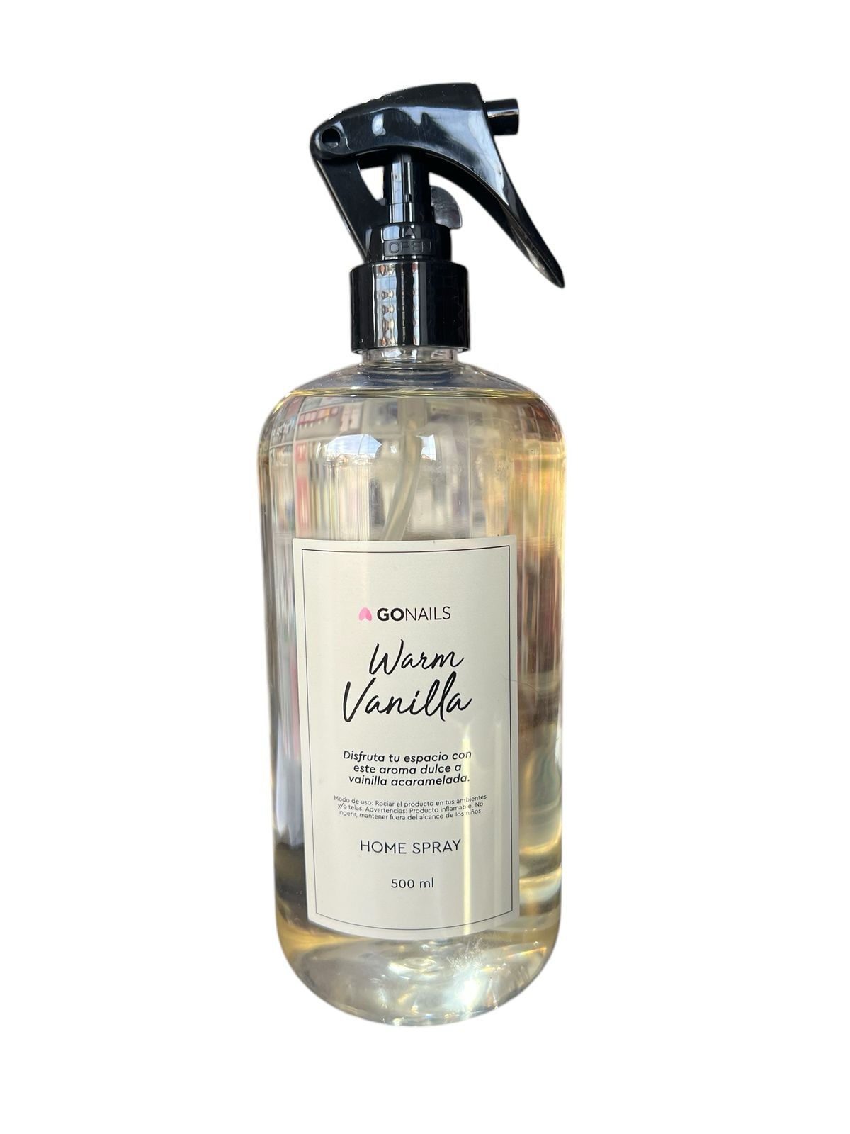 Difusor de Aroma En Spray Warm Vanilla 500ml Go Nails