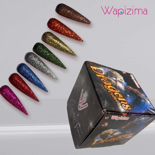 Colección Polimeros Dragons 8ud Wapizima