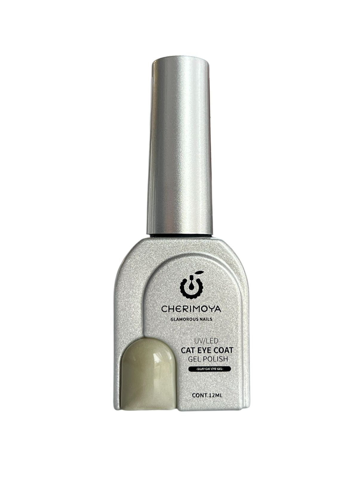 Esmalte Ojo De Gato Satín Silver Intense 005 12ml Cherimoya