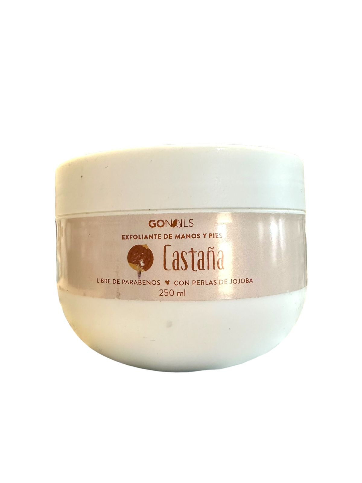 Exfoliante Castaña 250ml Go Nails