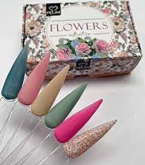 Colección Polimeros Flowers Felini 6ud Wapizima