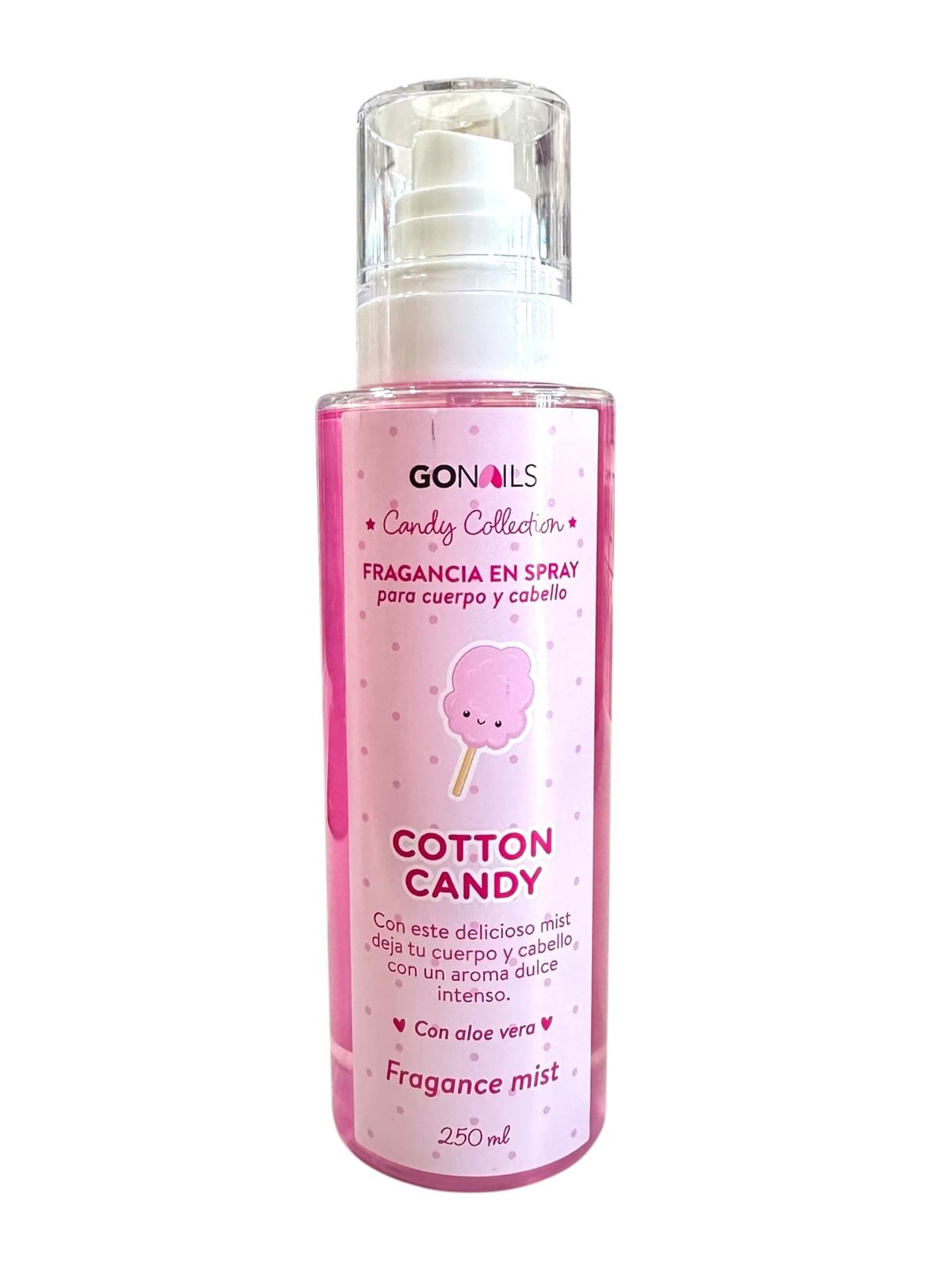 Fragancia Corporal Cotton Candy 250ml Go Nails