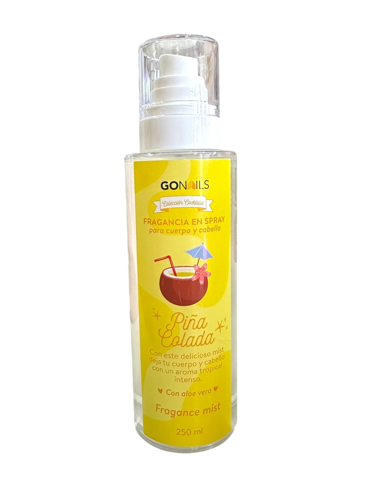 Fragancia Corporal Piña Colada 250ml Go Nails