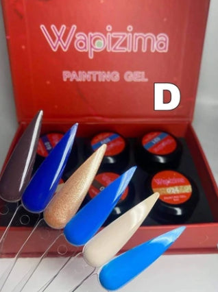 Gel paint GAMA D MINI 6 PZAS 5 ML