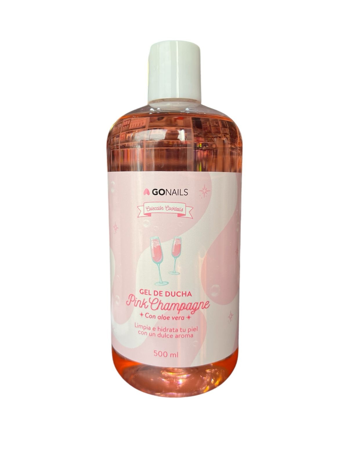 Gel De Ducha Pink Champagne 500ml Go Nails