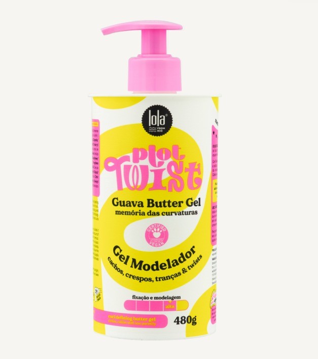 Gel Modelador Manteca de Guayaba Plot Twist 480g Lola Cosmetics