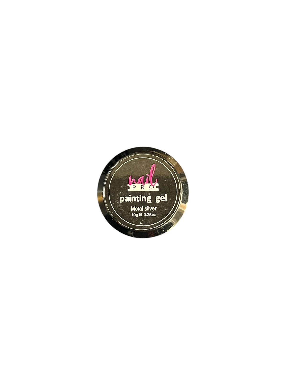 Gel Paint Metal Silver Nail Pro