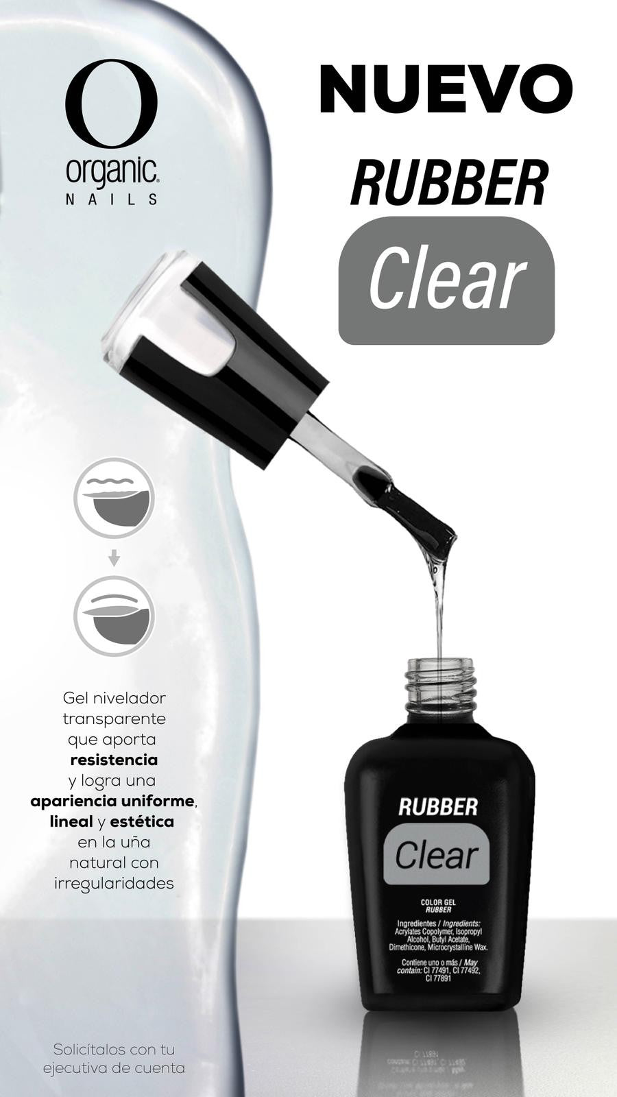 Base Rubber Clear 15ml Organic