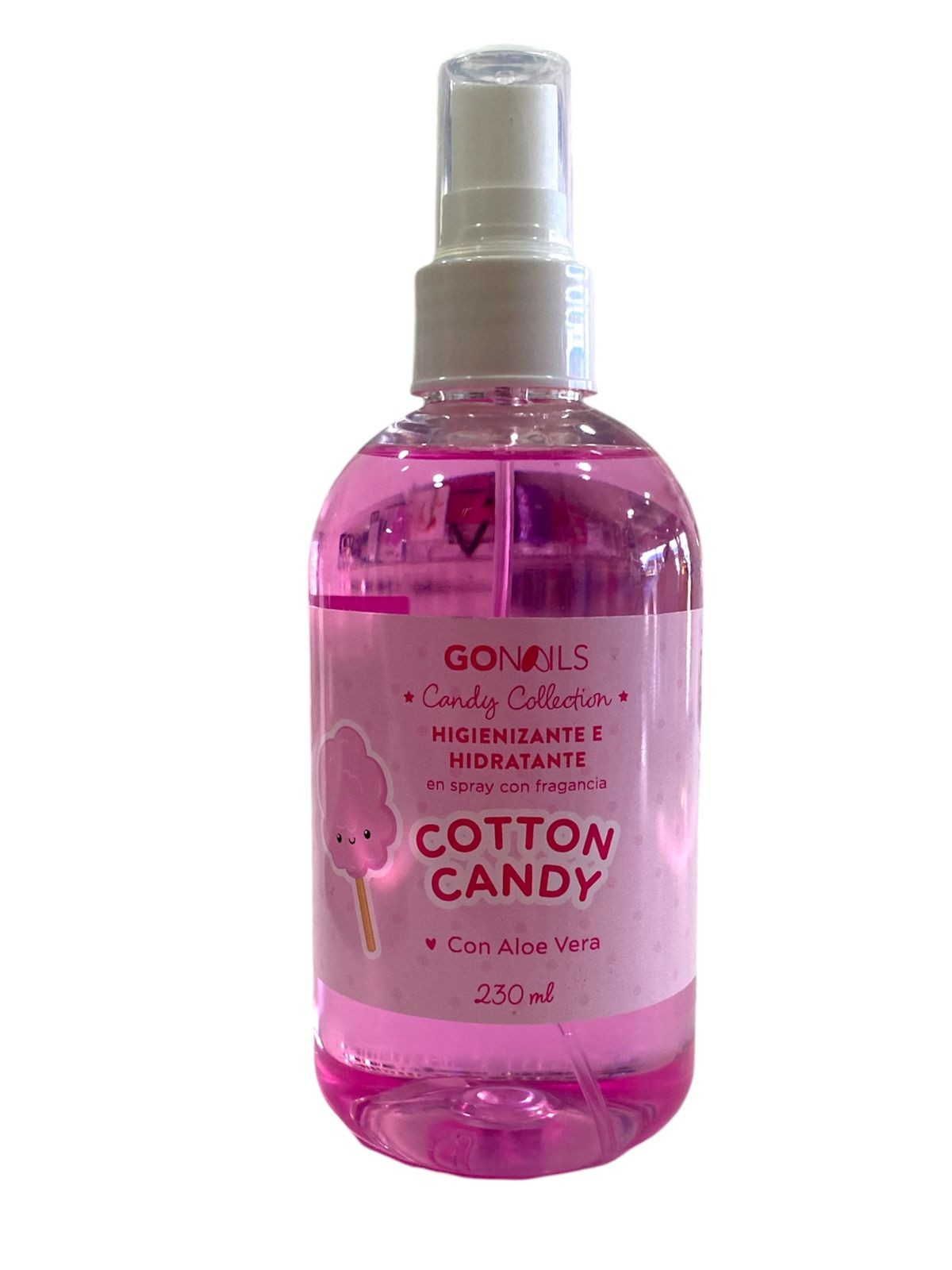 Higienizante Spray Cotton Candy 230ml Go Nails