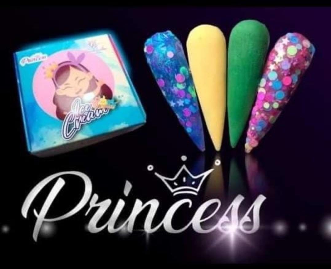 Colección Polimeros Ice Cream Princess 4ud Wapizima