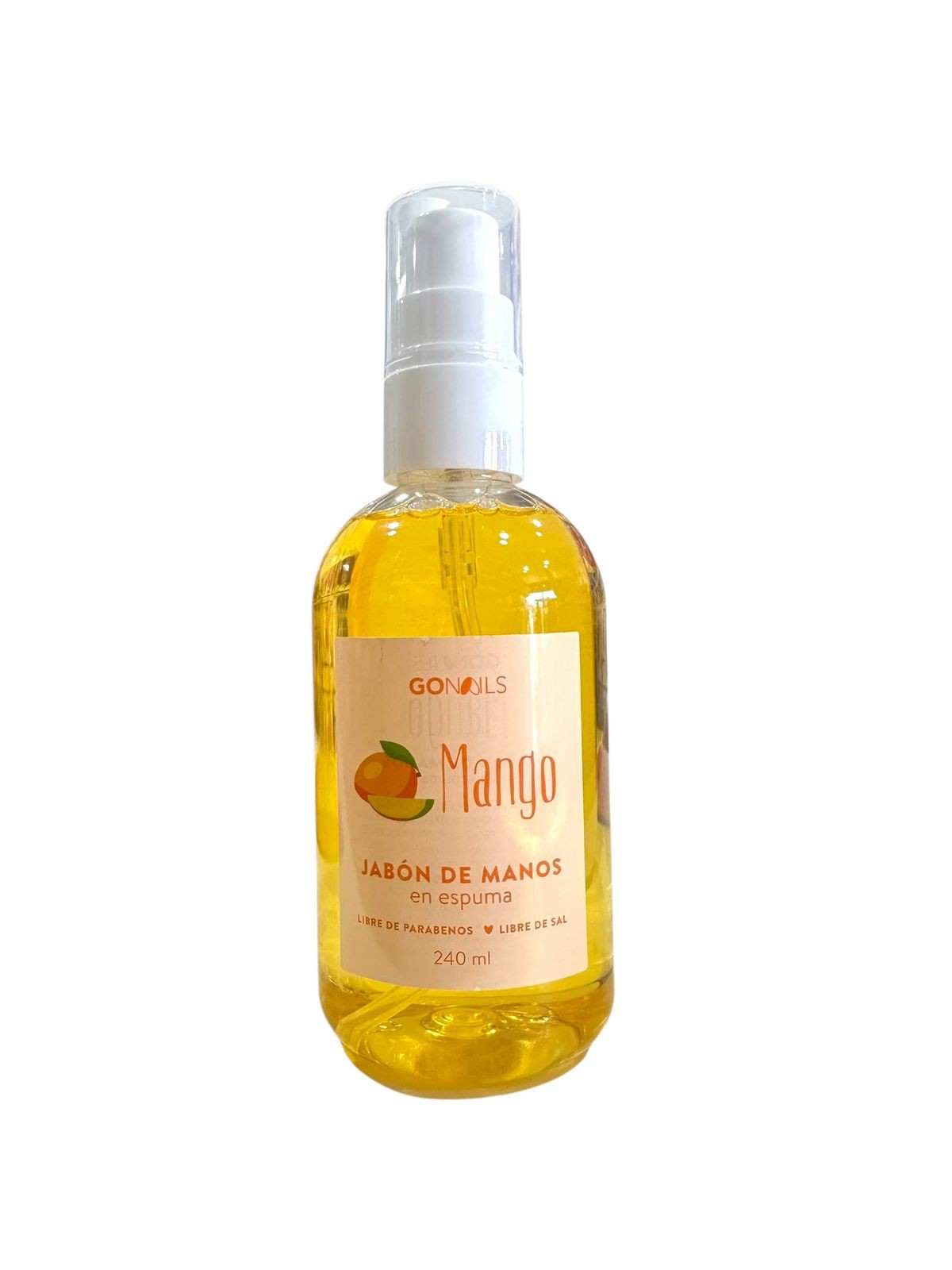 Jabon De Manos en Espuma Mango 240ml Go Nails