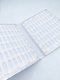 Libro para muestrario plateado