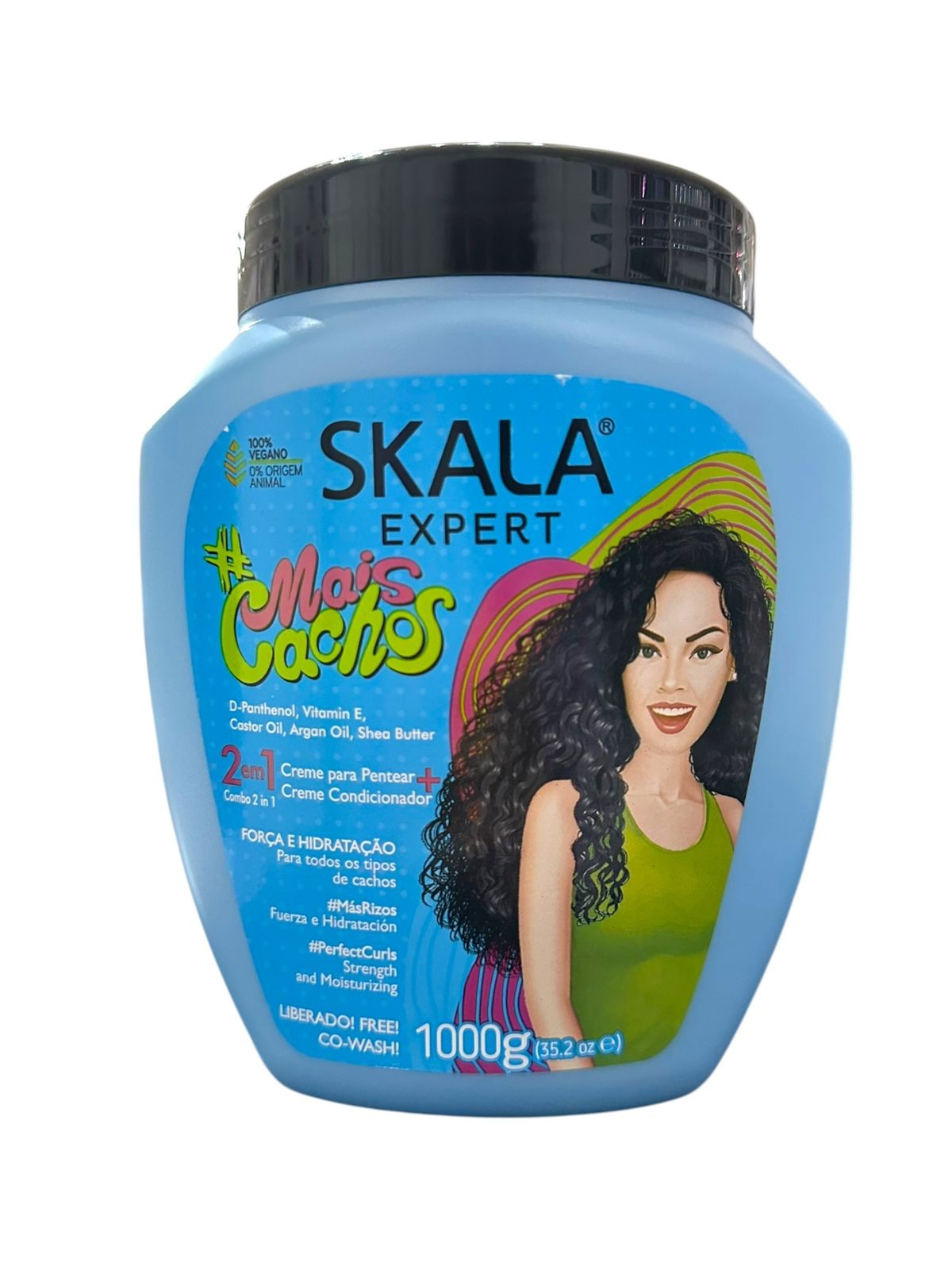 Mascara 2 en 1 Mais Cachos 1K Skala