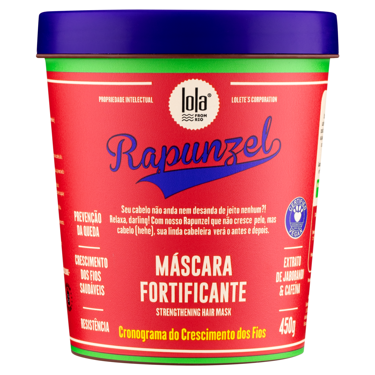 Mascara Fortificante Rapunzel 450 Lola Cosmetics