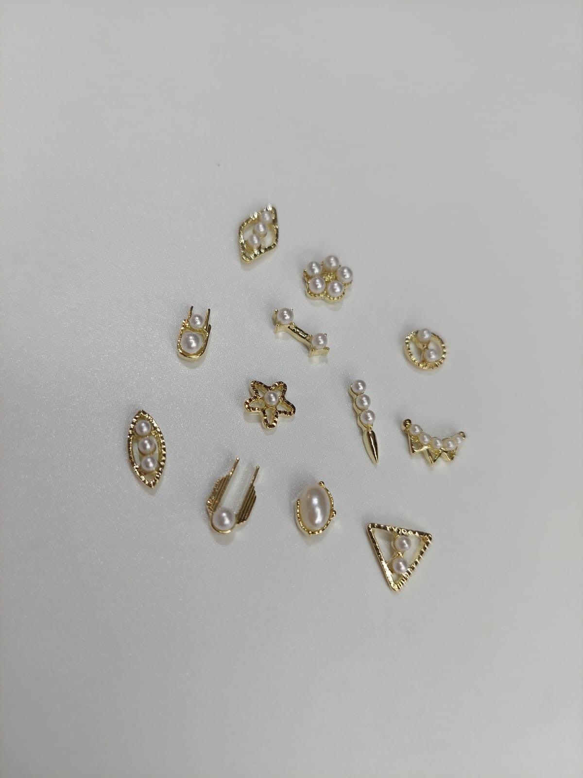 Mix rueda cristales con perlas