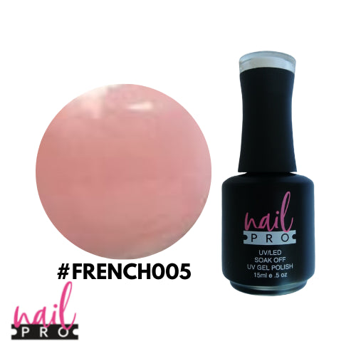 NAIL PRO Esmalte Permanente FRENCH005 Base francesa Pink