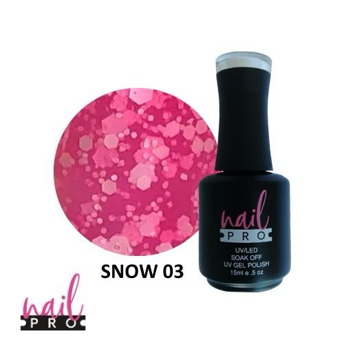NAIL PRO Esmalte Permanente Snow 03 Rosa