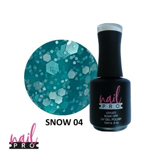 NAIL PRO Esmalte Permanente Snow 04 Celeste